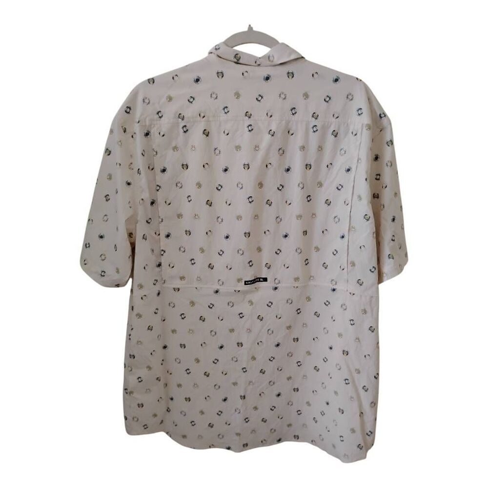 Men's Salt Life Crab Print Casual Shirt Size Large - Picture 3 of 6